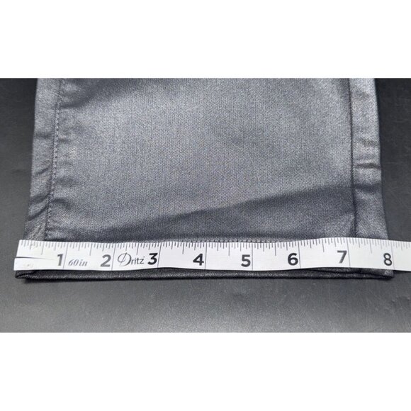 Edgely Women’s Gray Faux Leather Ankle Slim Straight High Rise Pants Sz 20W NEW - Picture 14 of 14